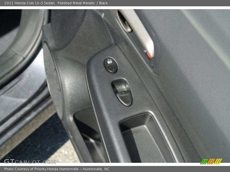 Polished Metal Metallic / Black 2011 Honda Civic LX-S Sedan