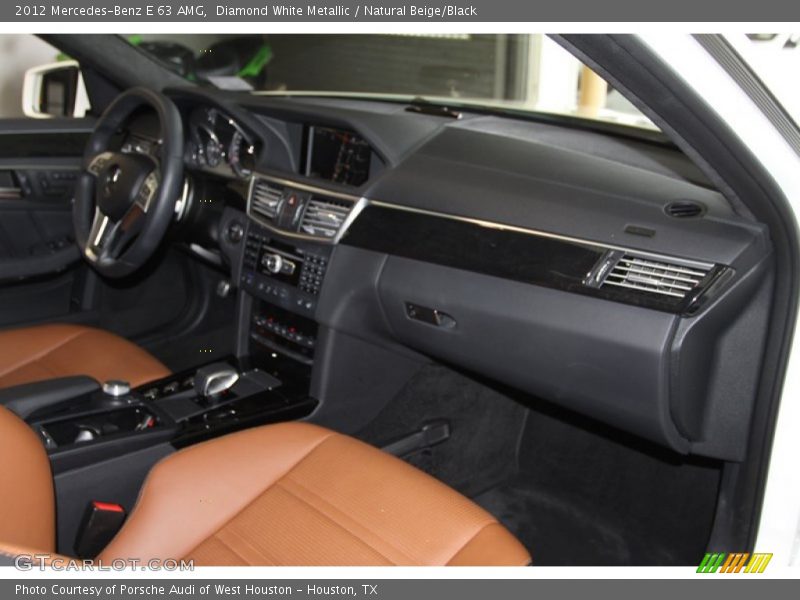 Diamond White Metallic / Natural Beige/Black 2012 Mercedes-Benz E 63 AMG