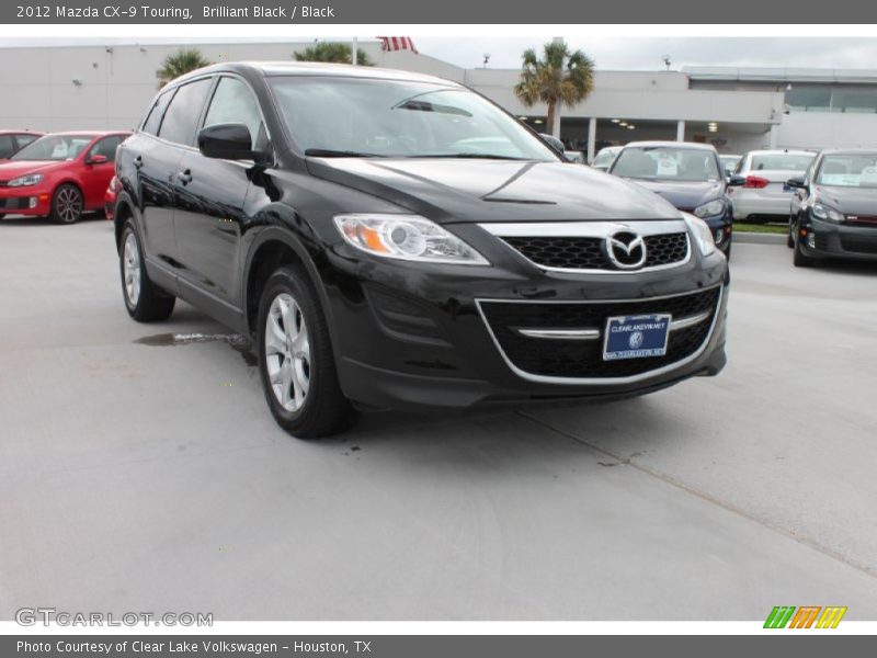 Brilliant Black / Black 2012 Mazda CX-9 Touring