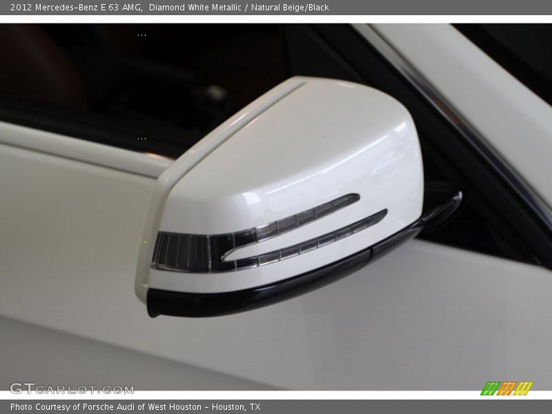 Diamond White Metallic / Natural Beige/Black 2012 Mercedes-Benz E 63 AMG