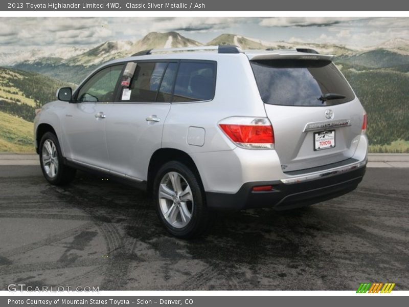 Classic Silver Metallic / Ash 2013 Toyota Highlander Limited 4WD