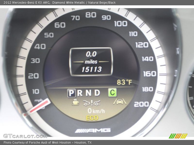 Diamond White Metallic / Natural Beige/Black 2012 Mercedes-Benz E 63 AMG
