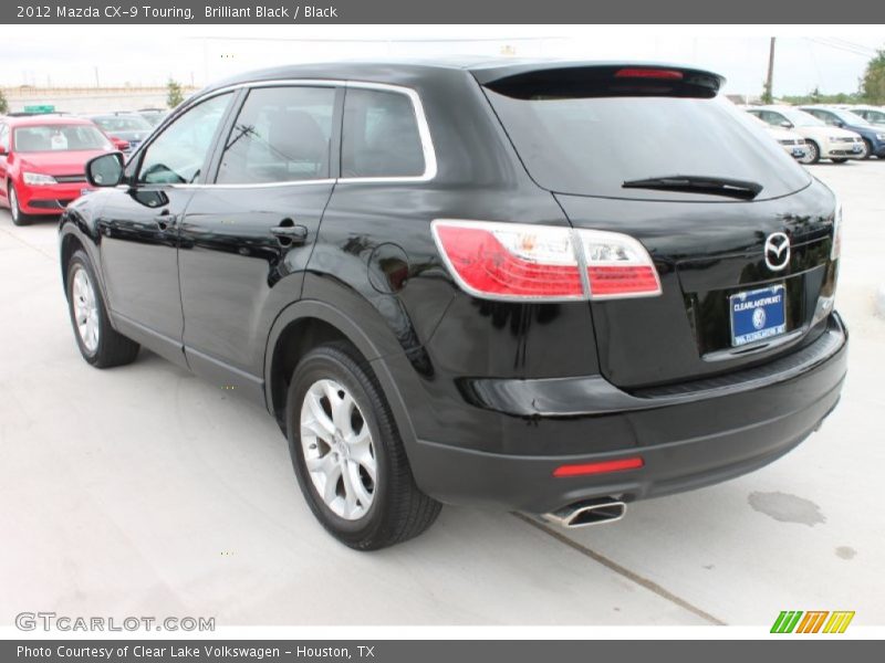 Brilliant Black / Black 2012 Mazda CX-9 Touring
