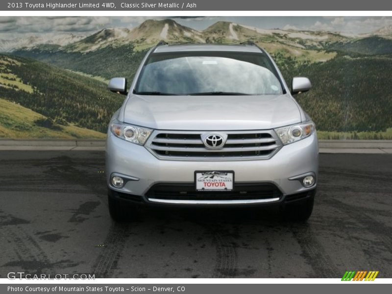 Classic Silver Metallic / Ash 2013 Toyota Highlander Limited 4WD