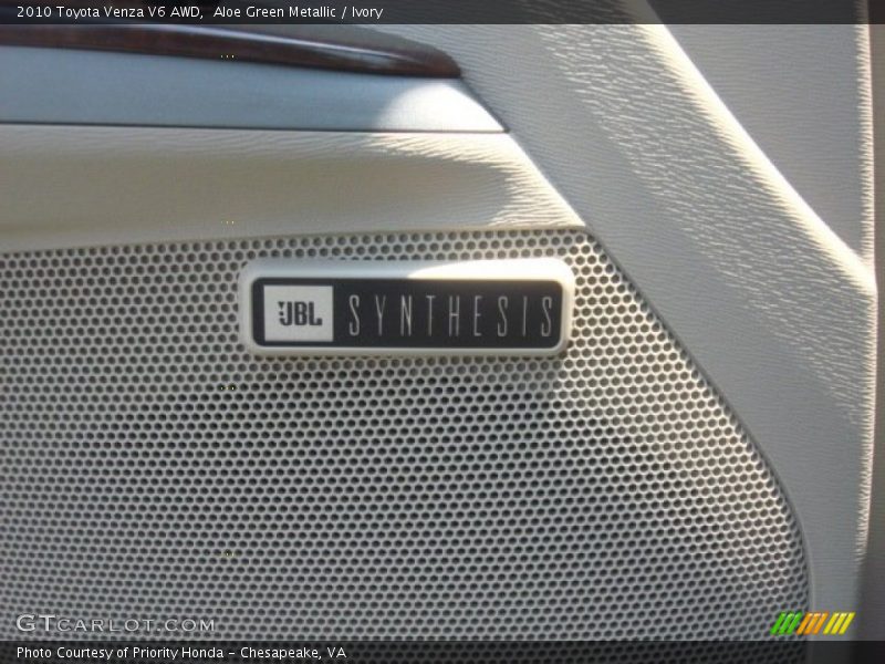 Aloe Green Metallic / Ivory 2010 Toyota Venza V6 AWD