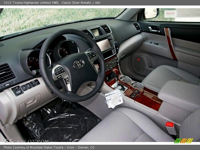 Classic Silver Metallic / Ash 2013 Toyota Highlander Limited 4WD