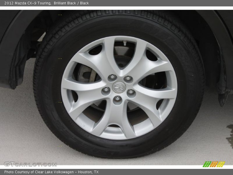 Brilliant Black / Black 2012 Mazda CX-9 Touring