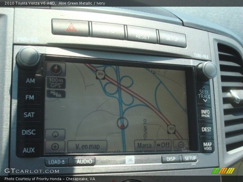 Aloe Green Metallic / Ivory 2010 Toyota Venza V6 AWD