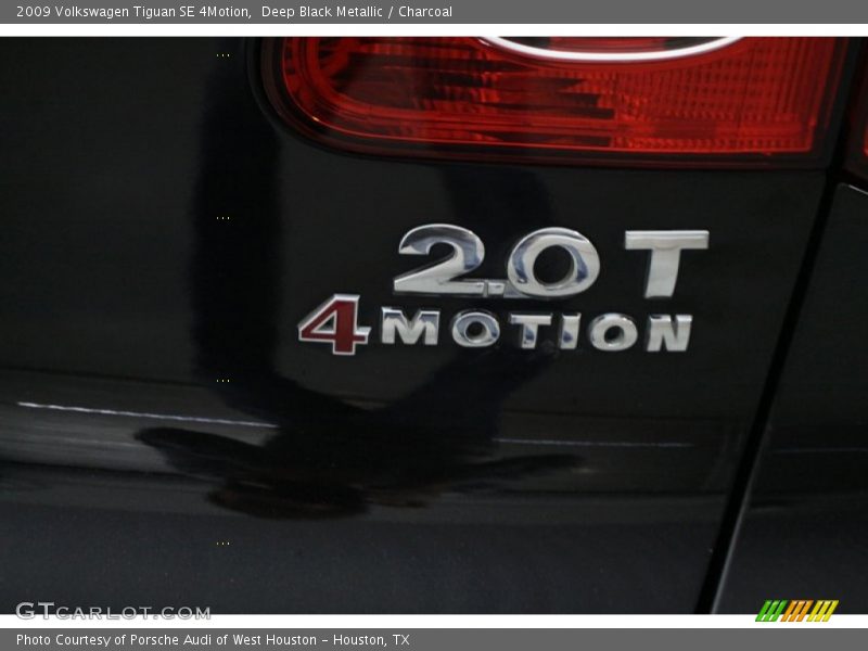 Deep Black Metallic / Charcoal 2009 Volkswagen Tiguan SE 4Motion