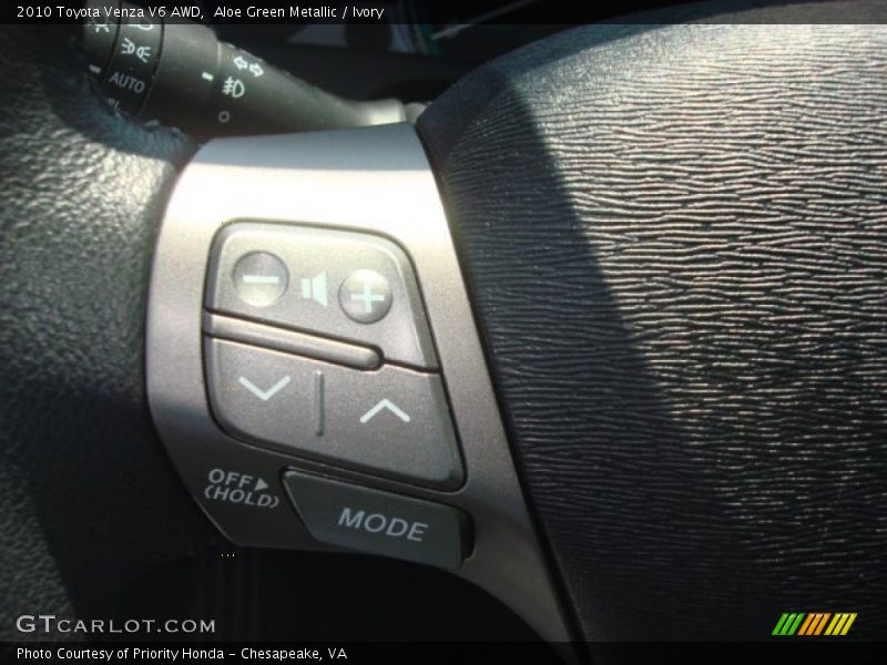 Aloe Green Metallic / Ivory 2010 Toyota Venza V6 AWD