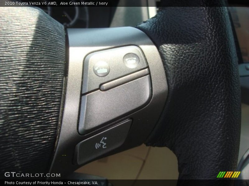 Aloe Green Metallic / Ivory 2010 Toyota Venza V6 AWD