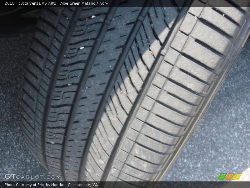 Aloe Green Metallic / Ivory 2010 Toyota Venza V6 AWD