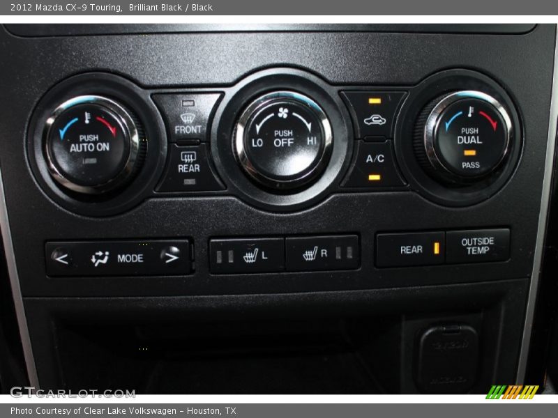 Brilliant Black / Black 2012 Mazda CX-9 Touring