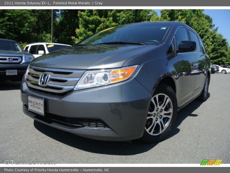Polished Metal Metallic / Gray 2011 Honda Odyssey EX-L