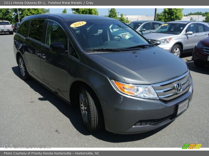 Polished Metal Metallic / Gray 2011 Honda Odyssey EX-L