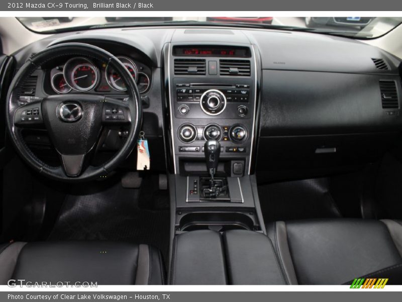 Brilliant Black / Black 2012 Mazda CX-9 Touring