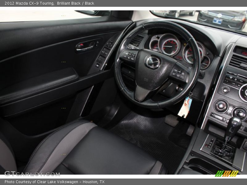 Brilliant Black / Black 2012 Mazda CX-9 Touring