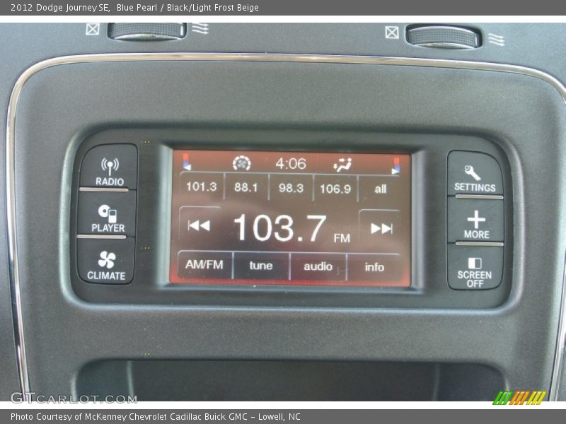 Audio System of 2012 Journey SE