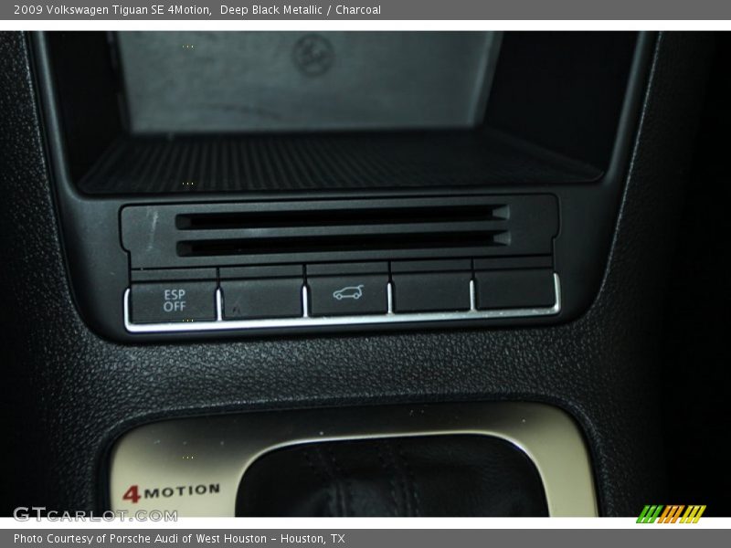 Deep Black Metallic / Charcoal 2009 Volkswagen Tiguan SE 4Motion