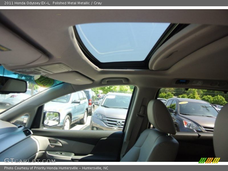 Polished Metal Metallic / Gray 2011 Honda Odyssey EX-L