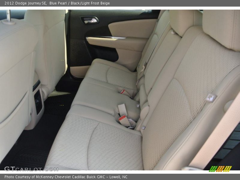Rear Seat of 2012 Journey SE