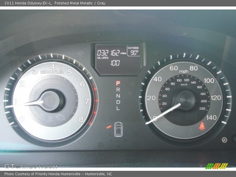 Polished Metal Metallic / Gray 2011 Honda Odyssey EX-L