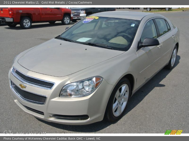 Gold Mist Metallic / Cocoa/Cashmere 2011 Chevrolet Malibu LS