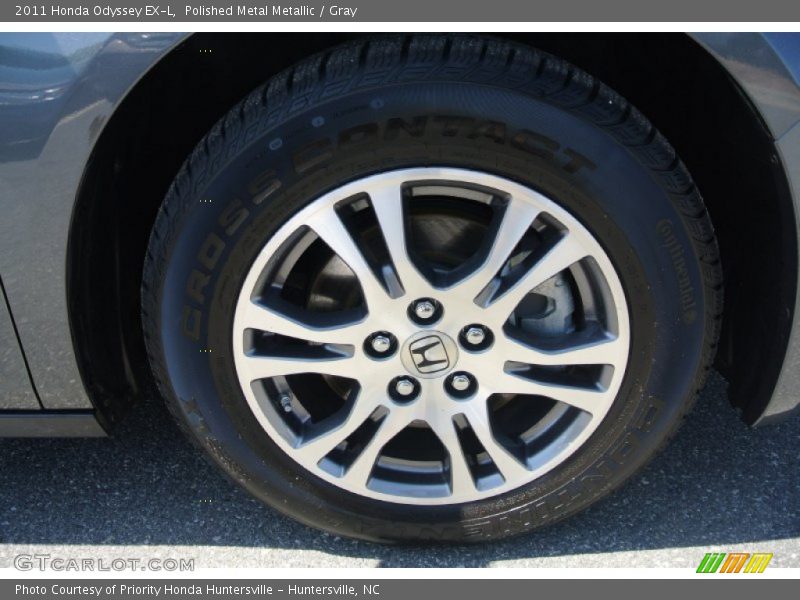 Polished Metal Metallic / Gray 2011 Honda Odyssey EX-L