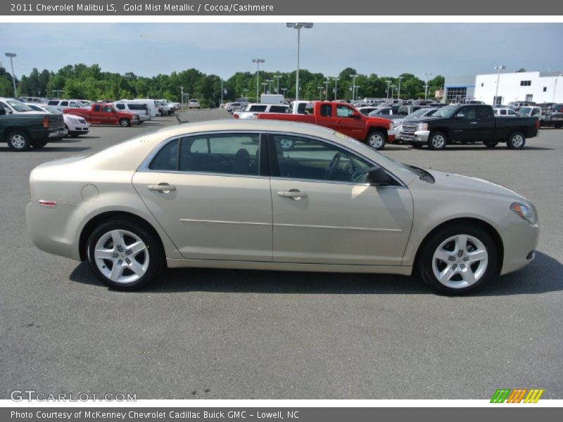 Gold Mist Metallic / Cocoa/Cashmere 2011 Chevrolet Malibu LS