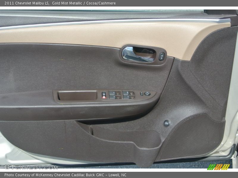 Gold Mist Metallic / Cocoa/Cashmere 2011 Chevrolet Malibu LS