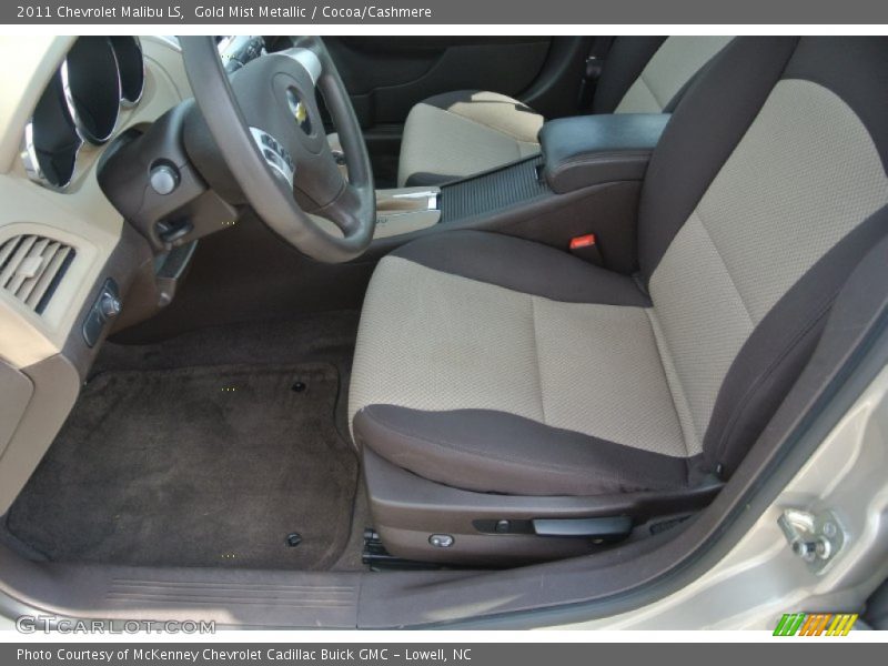 Gold Mist Metallic / Cocoa/Cashmere 2011 Chevrolet Malibu LS