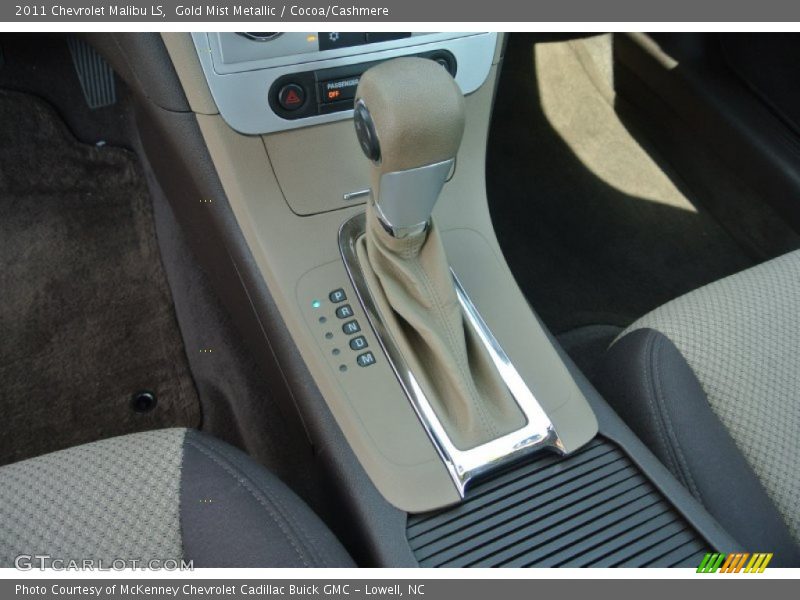 Gold Mist Metallic / Cocoa/Cashmere 2011 Chevrolet Malibu LS