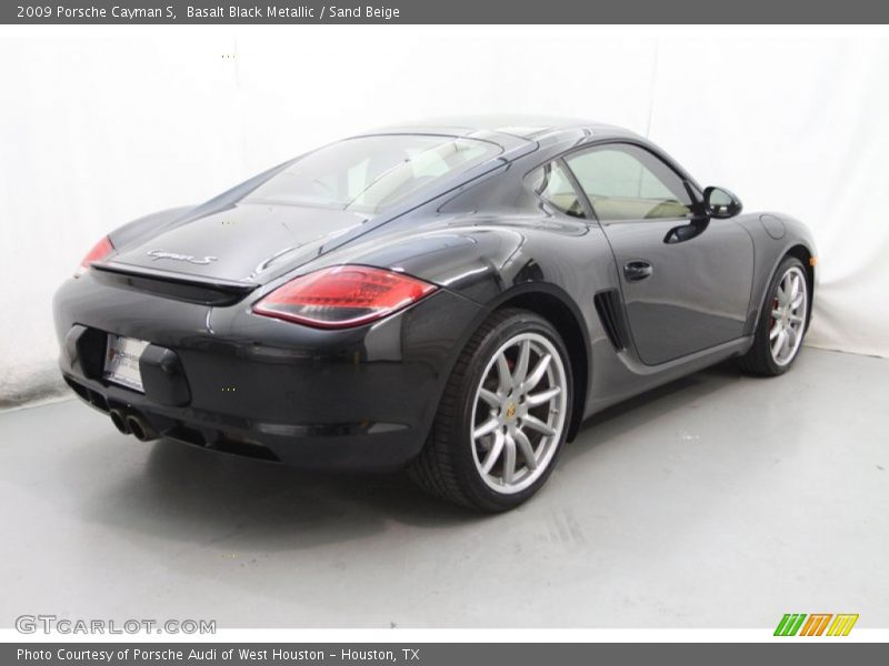 Basalt Black Metallic / Sand Beige 2009 Porsche Cayman S