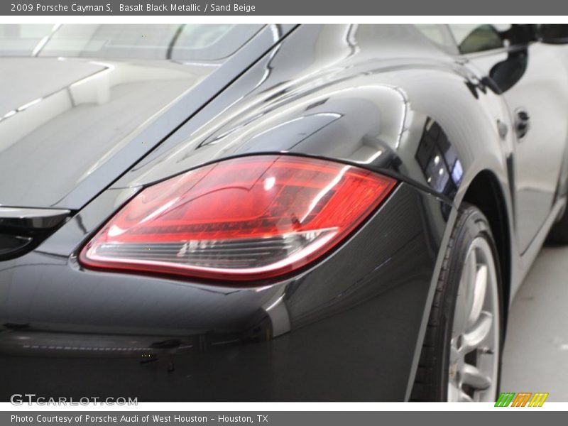 Basalt Black Metallic / Sand Beige 2009 Porsche Cayman S