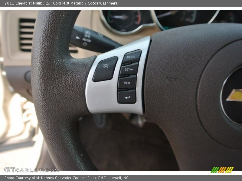 Gold Mist Metallic / Cocoa/Cashmere 2011 Chevrolet Malibu LS
