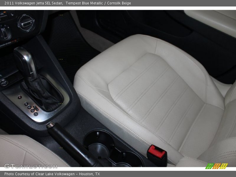 Tempest Blue Metallic / Cornsilk Beige 2011 Volkswagen Jetta SEL Sedan