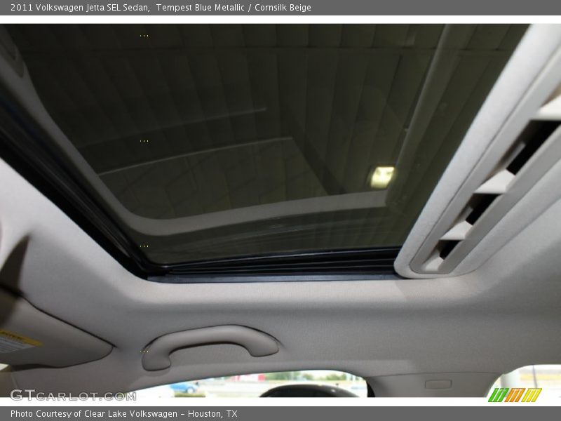 Tempest Blue Metallic / Cornsilk Beige 2011 Volkswagen Jetta SEL Sedan