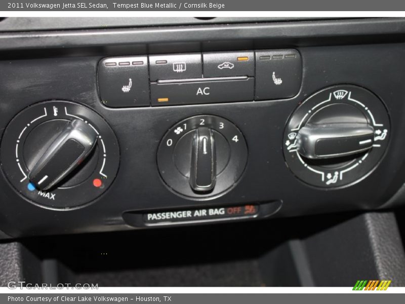 Tempest Blue Metallic / Cornsilk Beige 2011 Volkswagen Jetta SEL Sedan