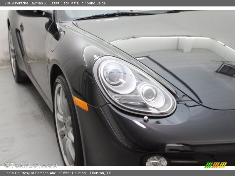 Basalt Black Metallic / Sand Beige 2009 Porsche Cayman S