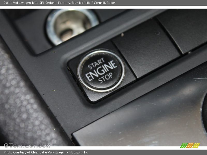 Tempest Blue Metallic / Cornsilk Beige 2011 Volkswagen Jetta SEL Sedan