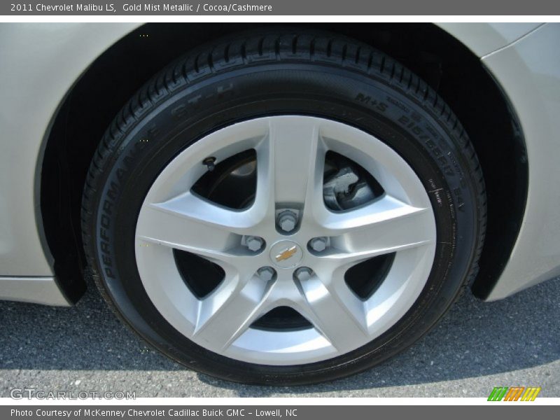 Gold Mist Metallic / Cocoa/Cashmere 2011 Chevrolet Malibu LS