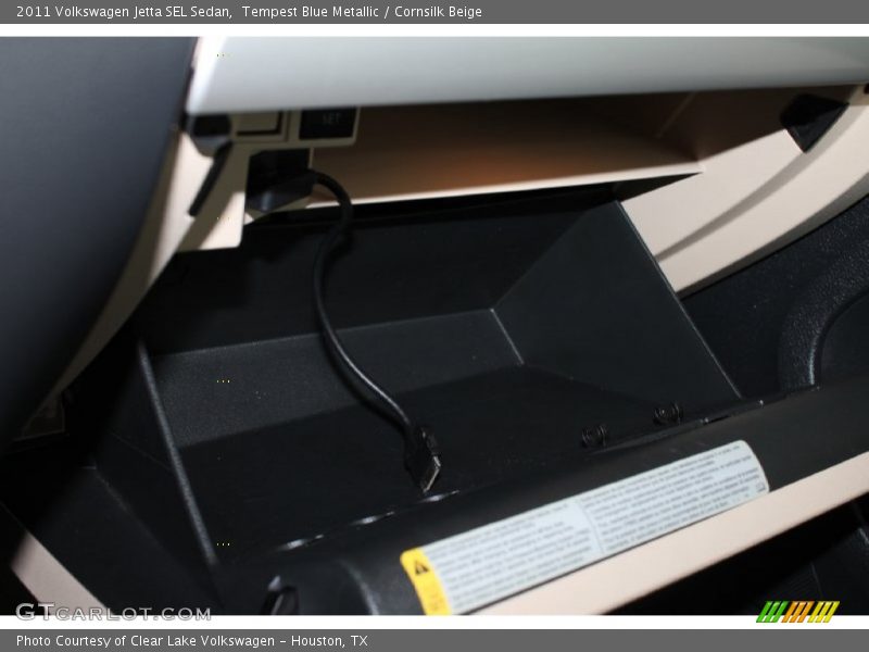 Tempest Blue Metallic / Cornsilk Beige 2011 Volkswagen Jetta SEL Sedan