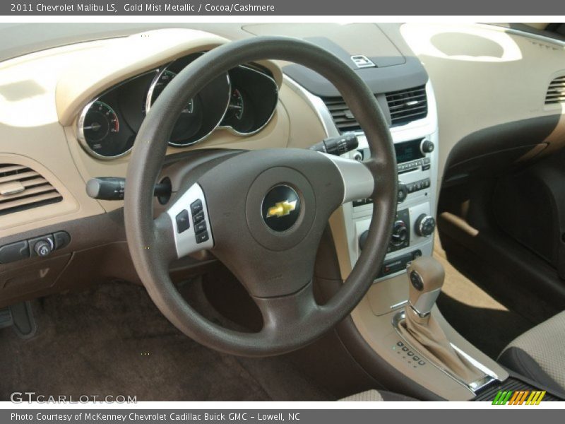 Gold Mist Metallic / Cocoa/Cashmere 2011 Chevrolet Malibu LS