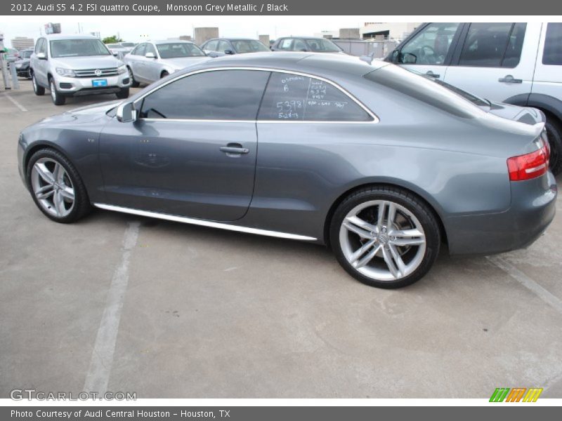 Monsoon Grey Metallic / Black 2012 Audi S5 4.2 FSI quattro Coupe