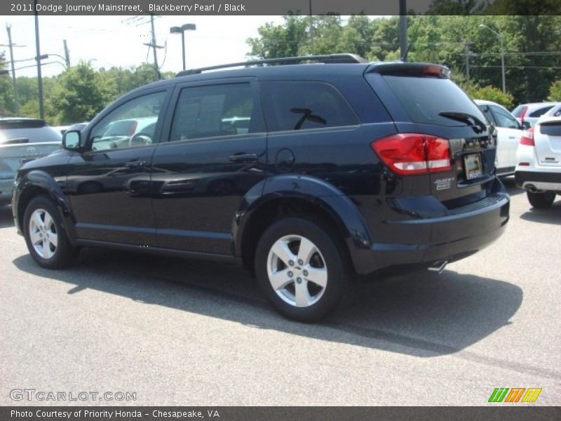 Blackberry Pearl / Black 2011 Dodge Journey Mainstreet