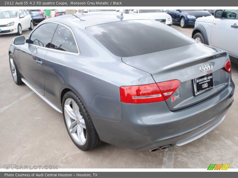 Monsoon Grey Metallic / Black 2012 Audi S5 4.2 FSI quattro Coupe