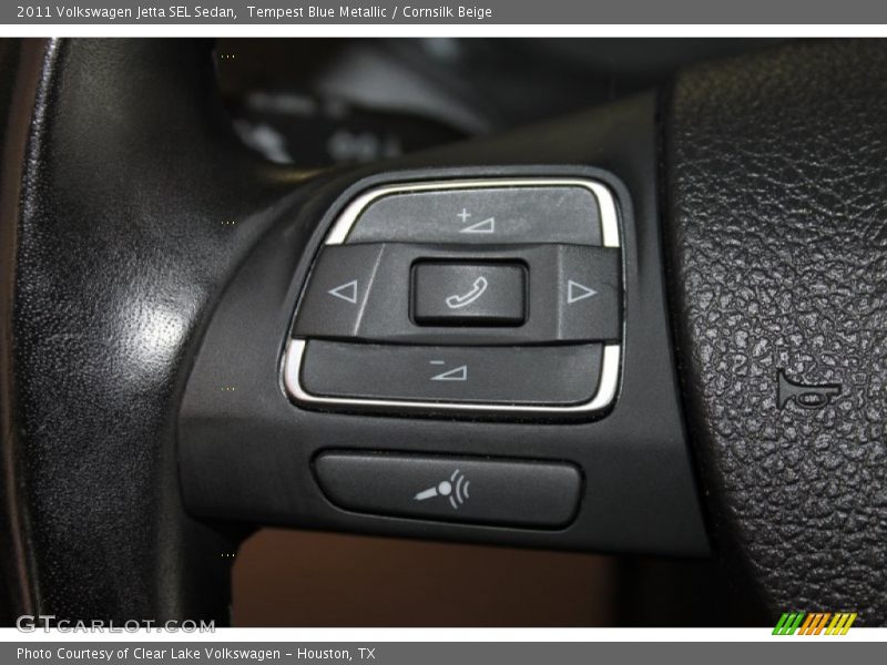 Tempest Blue Metallic / Cornsilk Beige 2011 Volkswagen Jetta SEL Sedan
