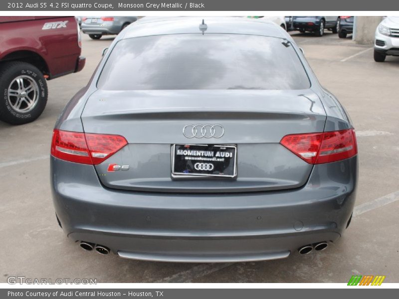 Monsoon Grey Metallic / Black 2012 Audi S5 4.2 FSI quattro Coupe
