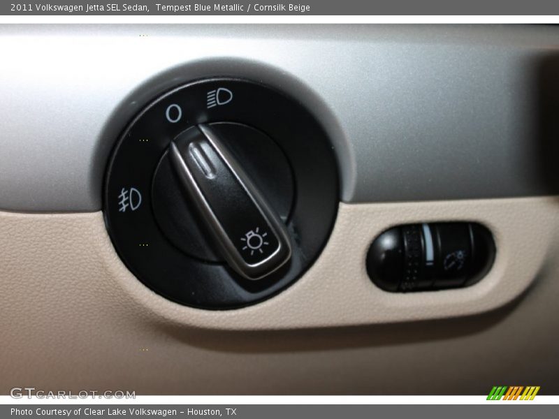 Tempest Blue Metallic / Cornsilk Beige 2011 Volkswagen Jetta SEL Sedan