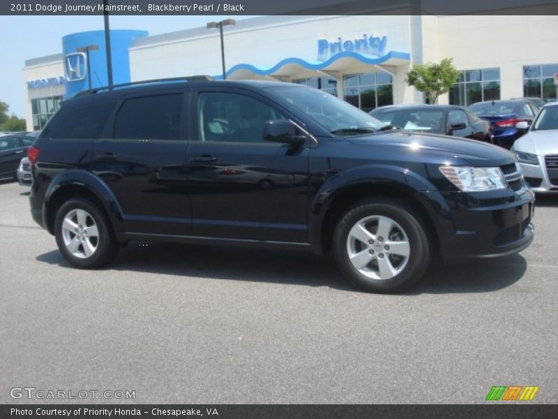 Blackberry Pearl / Black 2011 Dodge Journey Mainstreet